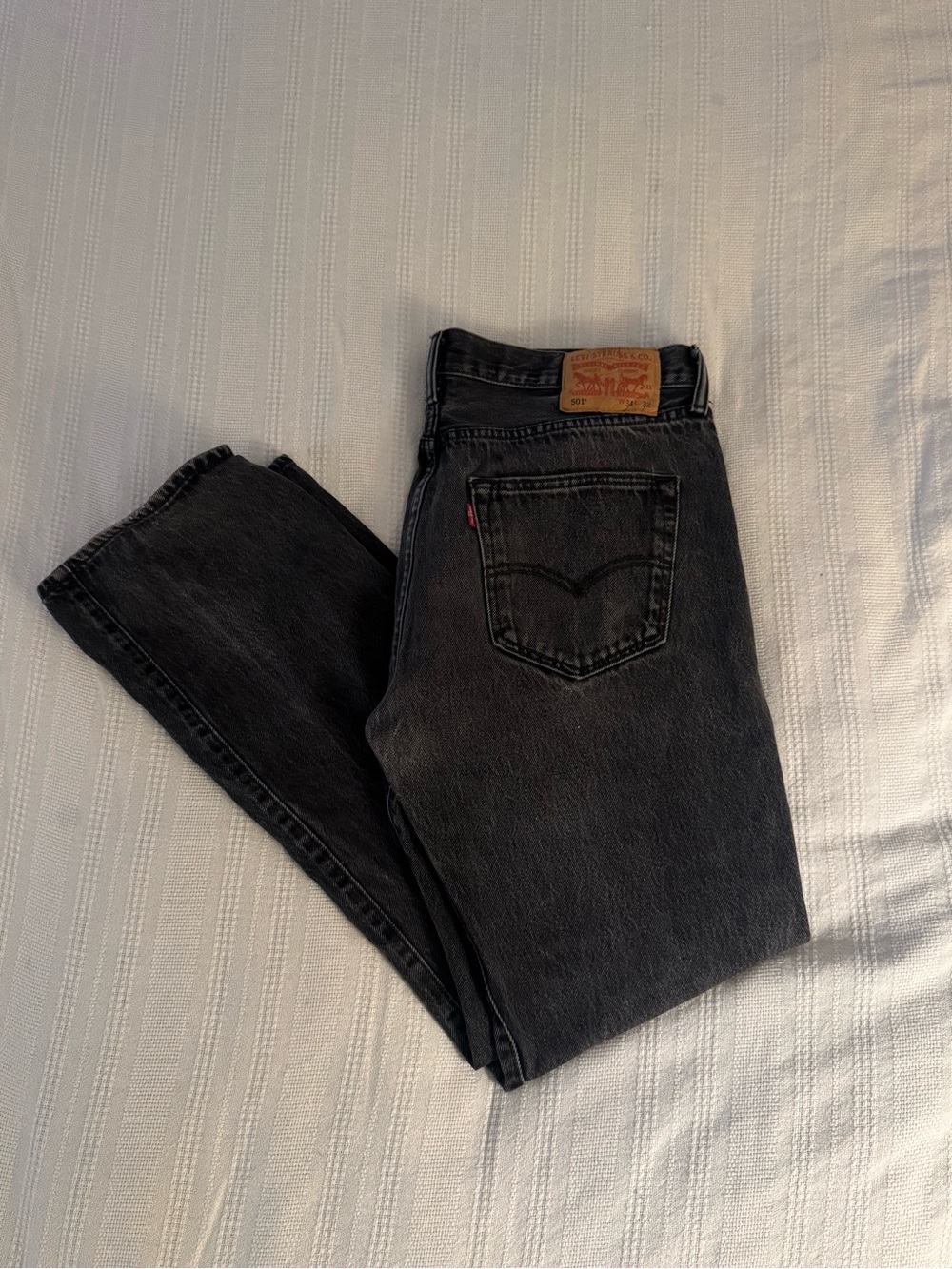 levis 501 jeans • black denim